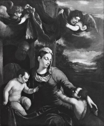 Pollitzer, Eric — Bassano Jacopo - sec. XVI - Madonna con Bambino, san Giovannino e angeli — insieme
